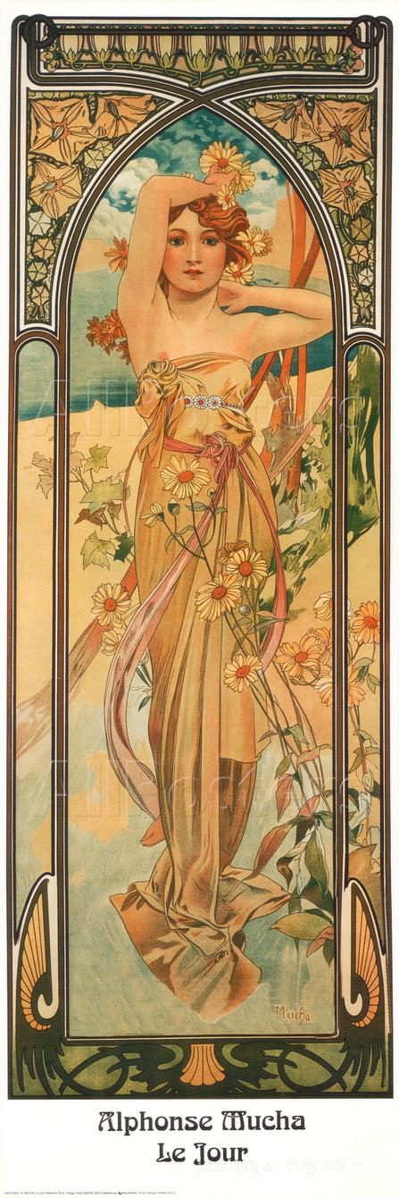 Alphonse Mucha : Jacky Gallery, Oil paintings reproductions and supplier