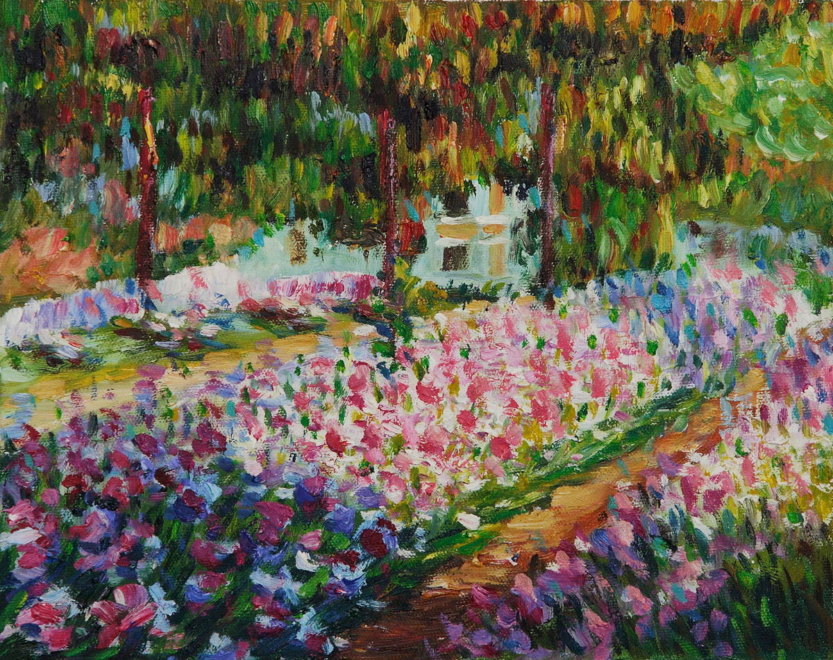 The Artist's Garden at Giverny - Paint by Numbers