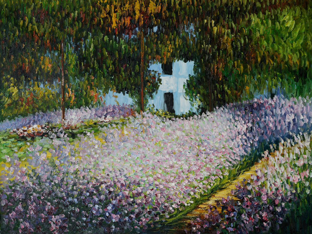 The Artist's Garden at Giverny - Paint by Numbers