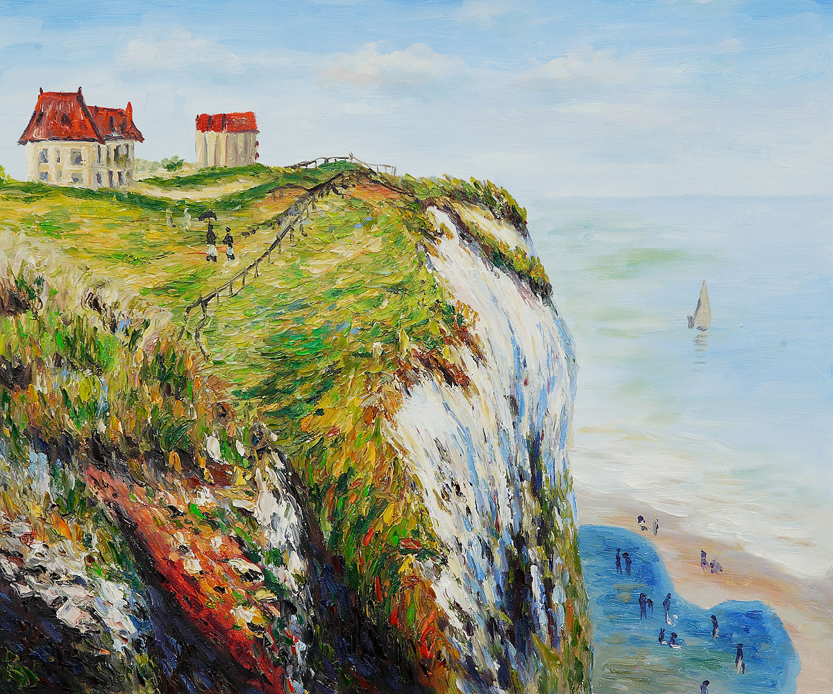 Cliff at Dieppe by Claude Monet for sale : Jacky Gallery, Oil paintings ...