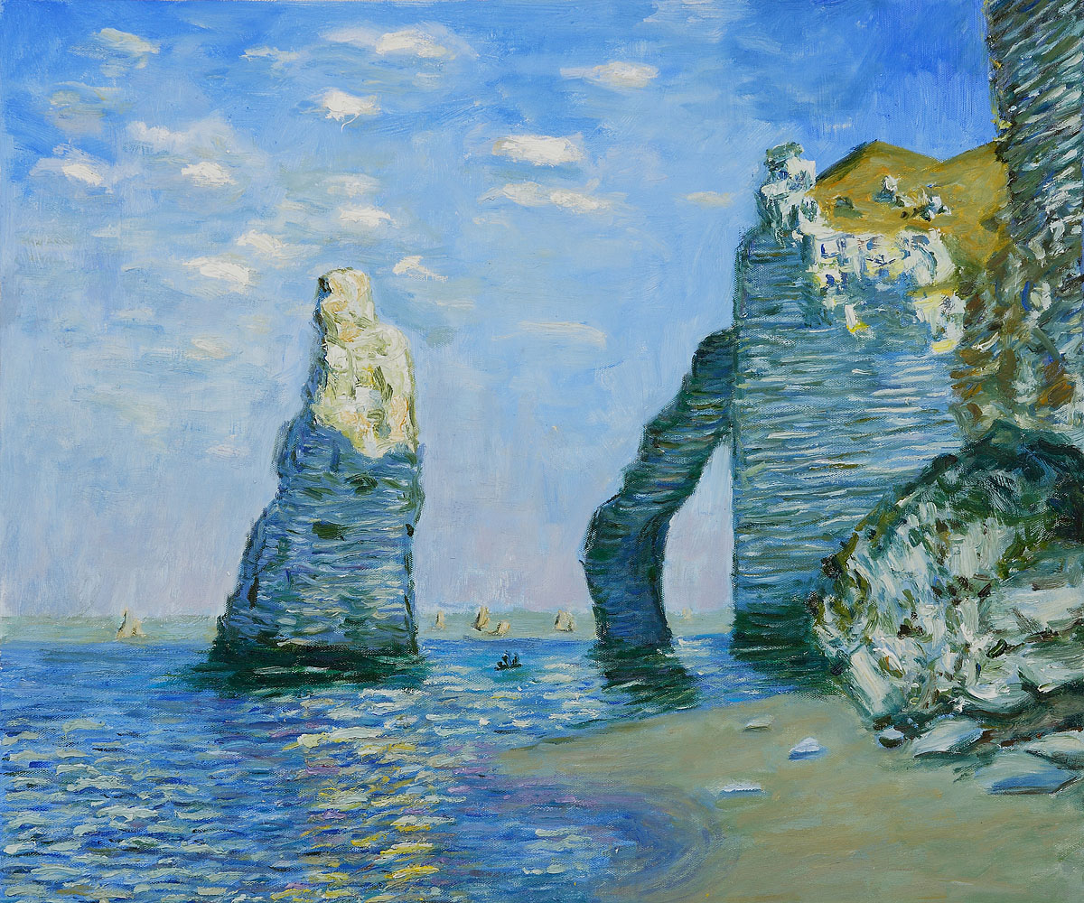 The Cliffs at Etretat by Claude Monet for sale : Jacky Gallery, Oil ...