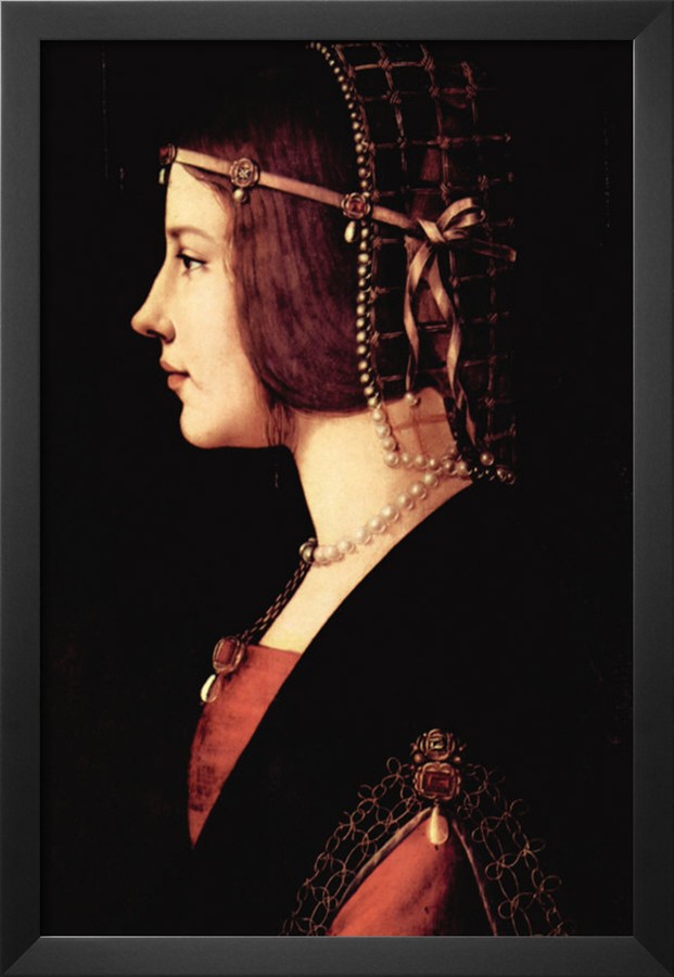 Lady Beatrice D Este by Leonardo Da Vinci for sale : Jacky Gallery, Oil ...