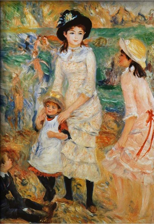 by the seashore pierre auguste renoir